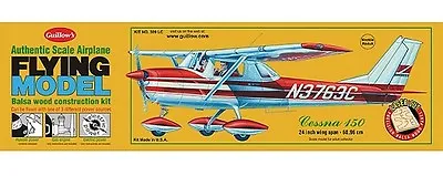 Balsa Wood Airplane Model Laser Cut Guillows CESSNA 150 # 309 LC • $67.92