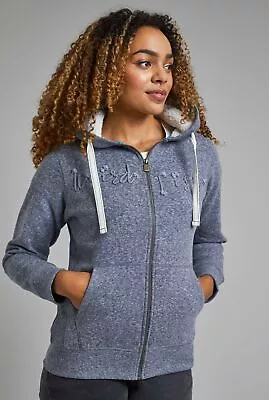 £25.99 • Buy SZS 8-22, RRP £60,  WEIRD FISH Tani Recycled Organic Snow Marl Full Zip Hoodie