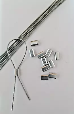 10 X Aluminium Tamper Proof Security Seals & Wire Electric Water Meter Fuse Box • £4.50