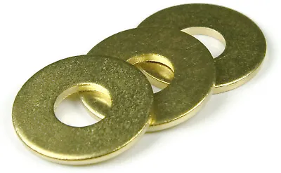 Solid Brass Washers M2 M2.5 M3 M4 M5 M6 M8 M10 M12 M16  • £59.99