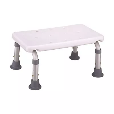£29.99 • Buy Bath Shower Step Stool Bench Adjustable Legs Mobility Aid Kitchen Bathroom Steps