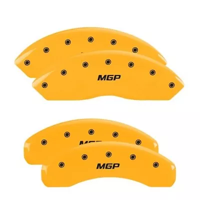 MGP Caliper Covers Set Of 4 Yellow Finish Black MGP • $249