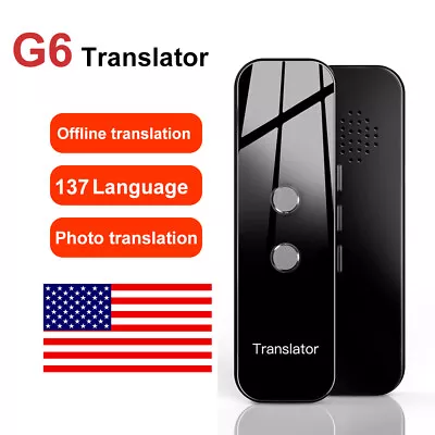 Handheld Portable Smart Two-Way Real Time 137 Multi-Languages Translator • $32.81