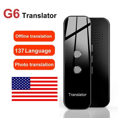 Portable Smart Two-Way Real Time 137 Multi-Languages Translator Instant Voice • $28.29