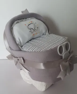 Nappy Cake  Pram  Baby Gift Unisex • £23