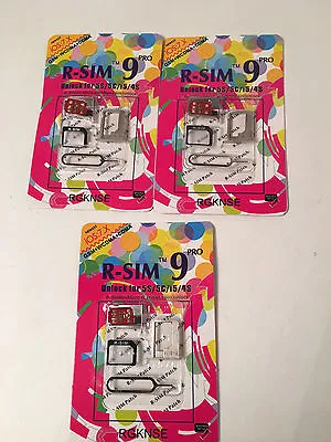 X20 R-SIM 9 Unlock 10 Cloud Card Lot IPhone 4S 5 5S 5C 6 6+ 2G 3G 4G LTE IOS 7. • $45