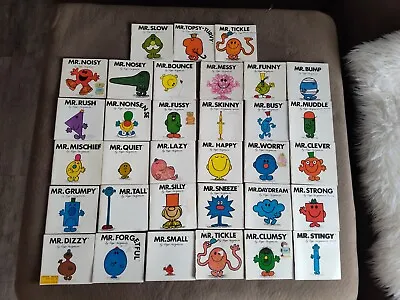 Vintage Lot Of 33 Roger Hargreaves Mr. Men Books • $49.99