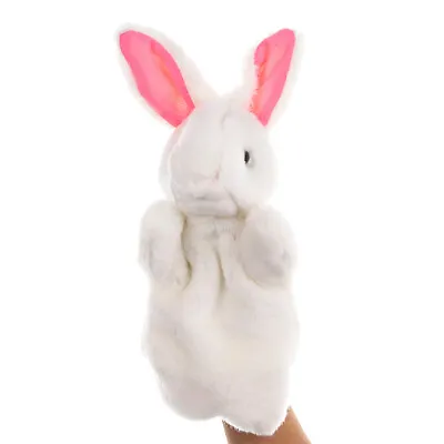Animal Rabbit Hand Glove Puppet Soft Plush Puppets Doll Childrens Play Toy FH • £4.96