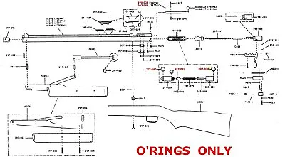 Benjamin Sheridan 397 392 PA  O-ring Seal Kit  • $6.95