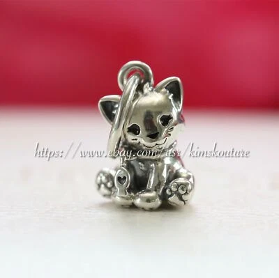 $34.99 • Buy Authentic Sterling Silver Charm Sweet Cat 798011EN16 Bead