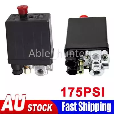 175PSI Air Compressor Switch 175PSI Control Valve Heavy Duty Pressure Black NEW • $28.15