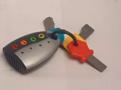 Kids Colorful Remote Pretend Toy Musical Car Key Colorful Flash Keychain Gift • £6.50