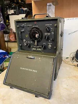 Vintage Valve Radio Frequency Meter Bc-221-ah Military Signal Corps • $94.57