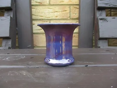 £40 • Buy Moorcroft  Pottery  Early Burslem Plain Purple Luster Trumpet Shape Vase