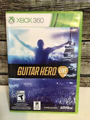 GUITAR HERO LIVE 2 Disc Set -  (Microsoft Xbox 360 2015) No Manual • $12