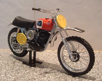 70's HUSQVARNA HUSKY 400 CROSS VINTAGE MOTOCROSS 1:12 MODEL MEGA DETAIL B ABERG • $74.52