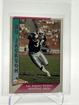 1991 Pacific Bo Jackson Football Card #234 NM-MT FREE SHIPPING • $1.45
