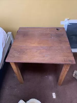 £5 • Buy Vintage Wooden School Desk