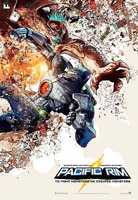 Pacific Rim (2013) 13.5 X 19.5 Original Theater Promo IMAX Mondo Movie Poster • $24.77