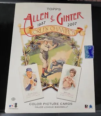 2007 Topps Allen & Ginter Empty Box W/24 Wrappers Nice Excellent Plus Condition • $34.99