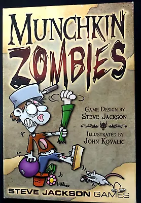 Munchkin Zombies Steve Jackson Game Complete With Dye Family Fun Game Night • $9.95