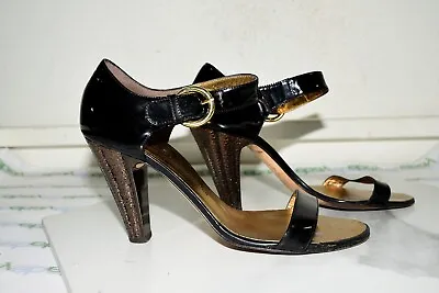 Giuseppe Zanotti Design Vicini Heels Patent Leather Sandals Women 38 • $79