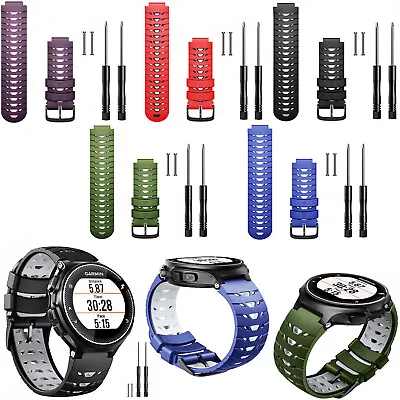 Silicone Watch Strap Band For Garmin Forerunner/Approach S6/Forerunner 735XT/630 • $18.08