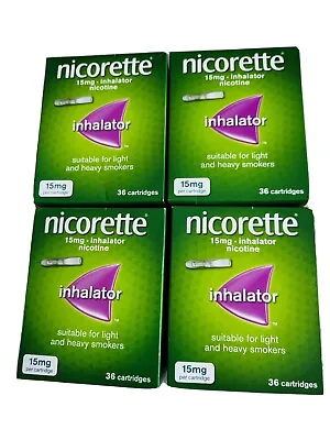 £45 • Buy Nicorette Inhilators 4 X 36 15mg