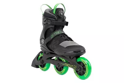 K2 Skate Trio LT 100 BOA Men's Inline Skates Black/Green M11.5 • $239.95