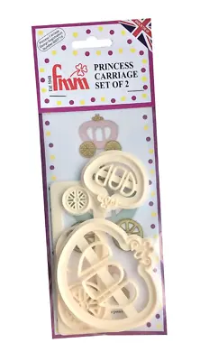Fmm Princess Carriage Cutter Set Of 2 Cake Decorations Cupcakes Cookies • £4