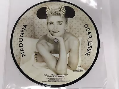 Madonna - Dear Jessie / Til Death Do Us Part 7  Picture Disc 1989 SIRE K Y748 • £5.95