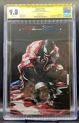 Venom #27 CGC NM/M 9.8  SS Clayton Crain Crain Virgin C Signed And Sketch • $510