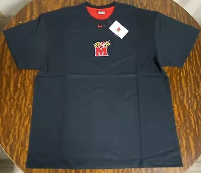 Maryland Terrapins Ncaa Mens Nike Jersey Style Shirt! Sz Xl New With Tags Retro • $49.95