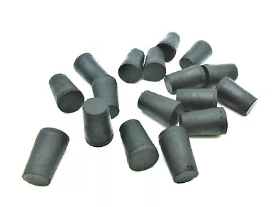 #000 Solid Rubber Stoppers  Lab Tapered Plugs   Rubber Corks  Various Pack Sizes • $19.40