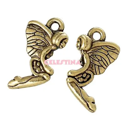 £1.24 • Buy 25 Fairy Charms - Fairies - 3D Angels Tinkerbell 20mm X 11mm