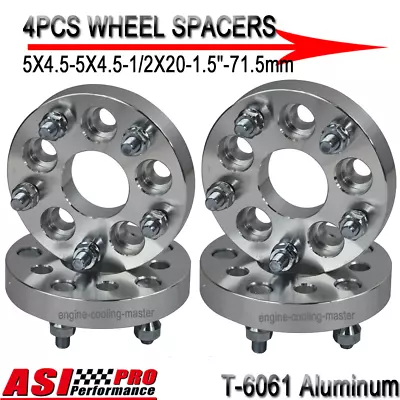 4PCS 5X4.5-5X4.5 1.5'' Wheel Spacers Fit Ford Falcon/Fairlaine JEEP 71.5mm Hub • $174.95