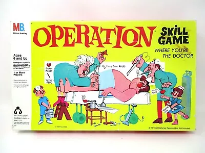 Vintage Operation Board Game 1965 Smoking Doctor Incomplete Parts Or Repair • $11.89