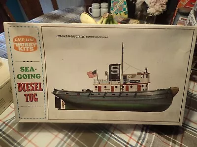 Vintage Life-Like Hobby Kits Sea Going Diesel Tug Boat 09207 • $39.99