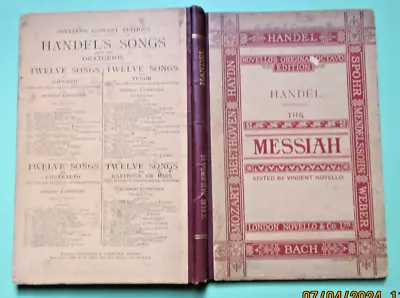 HANDEL THE MESSIAH -NOVELLO'S ORIGINAL OCTAVO EDITION - Vocal Score • £3.50