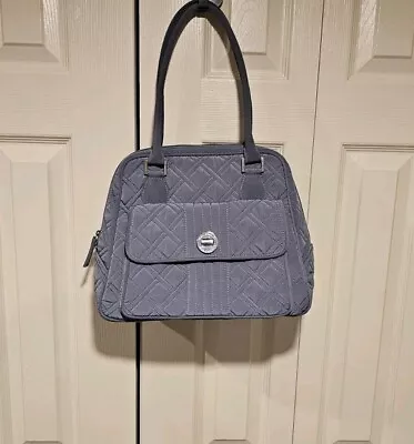 Vera Bradley Denim Gray Quilted Purse Bag • $10.12