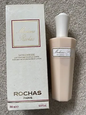 £80 • Buy Madame Rochas Satin Caresse Body Lotion 200ml Discontinued Vintage New Unused