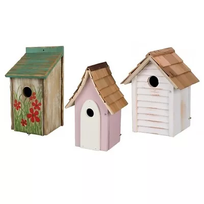 Trixie Garden Bird Nesting Box Wooden Boxes Small Great Tit Birds Nest Enclosure • £19.94