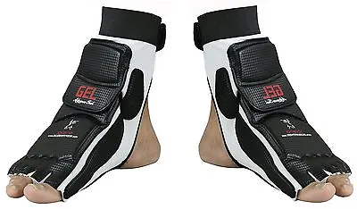ISLERO Taekwondo Foot Protector Guard Karate Gloves MMA Pads Socks Sparring Gear • £9.99