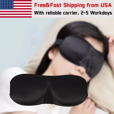 $3.51 • Buy 3D Eye Mask Sleep Mask For Men & Women For Sleeping Blindfold Travel Accessories