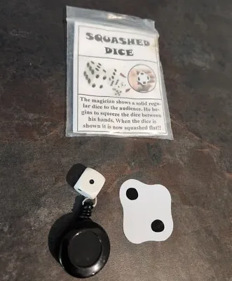 (F)Proffesional Closeup Magic Trick Sqashed Die By Merlins • £3.99