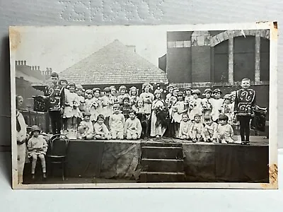 OLDHAM Lancashire SHAW Children’s Carnival ? 1920s RP POSTCARD  30/11 • £4
