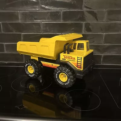 Tonka Turbo Diesel Vintage Dump Truck Xmb-975 Pressed Steel • £40