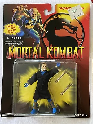 Vintage Mortal Kombat Shang Tsung Action Figure 1994 Hasbro GI Joe 4  New Sealed • $40