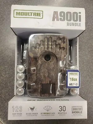 Moultrie MCG14002 A-900i Trail Camera Bundle -Moultrie Pine Bark • $89.99