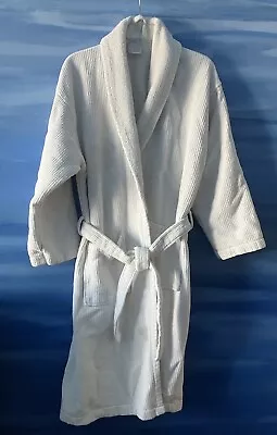 Unisex Hotel Spa Waffle Bath Robe 100% Cotton Dressing Gown Bathrobe Nightwear • £5.49